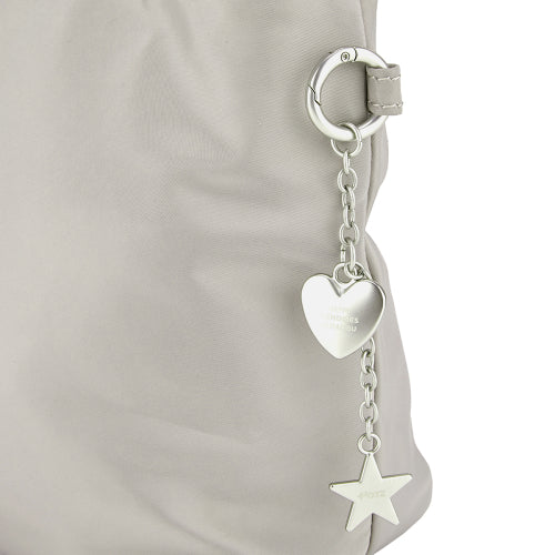 Nylon Shoulder Bag Gray FLOTFA3B06