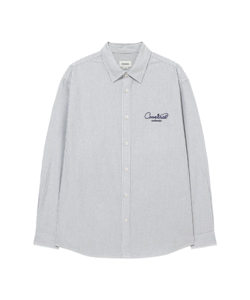 OXFORD STRIPE GRAPHIC SHIRT