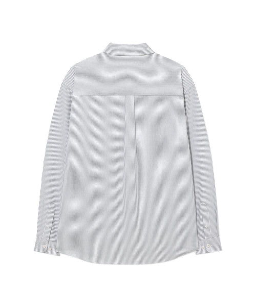 OXFORD STRIPE GRAPHIC SHIRT