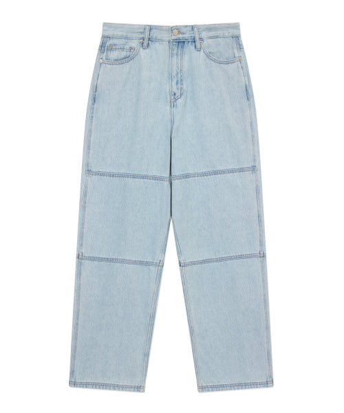SEMI-WIDE FIT DENIM WORK PANTS