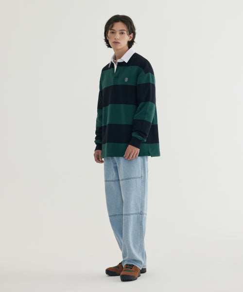 SEMI-WIDE FIT DENIM WORK PANTS