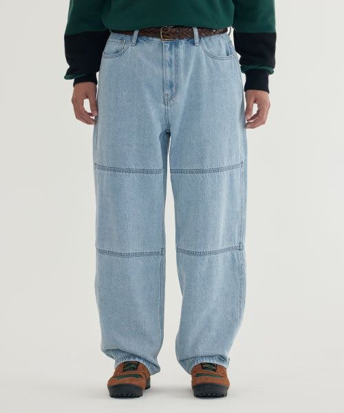SEMI-WIDE FIT DENIM WORK PANTS