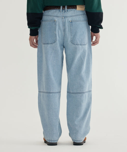 SEMI-WIDE FIT DENIM WORK PANTS