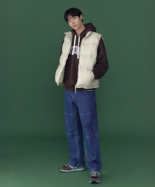 SEMI-WIDE FIT DENIM WORK PANTS