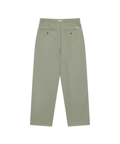 <easy pants> TWILL 2-TUCK STRING PANTS</easy>