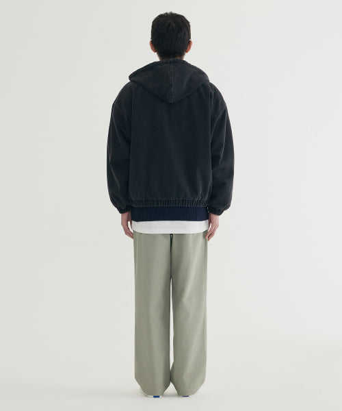 <easy pants> TWILL 2-TUCK STRING PANTS</easy>