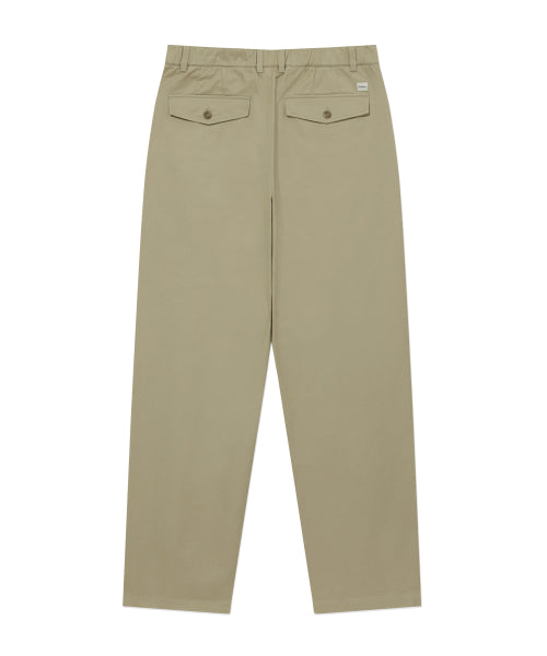 <easy pants> BASIC TWILL 1-TUCK PANTS</easy>
