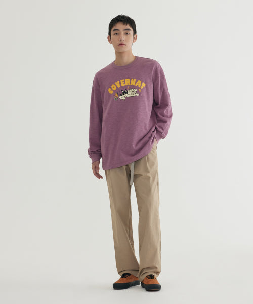 <easy pants> BASIC TWILL 1-TUCK PANTS</easy>