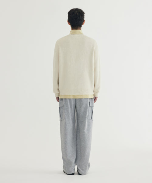 SMALL LOGO CARGO SWEATPANTS