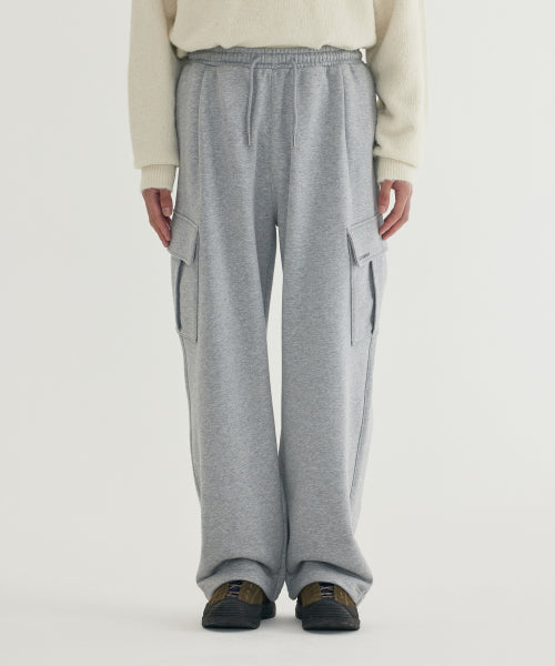 SMALL LOGO CARGO SWEATPANTS