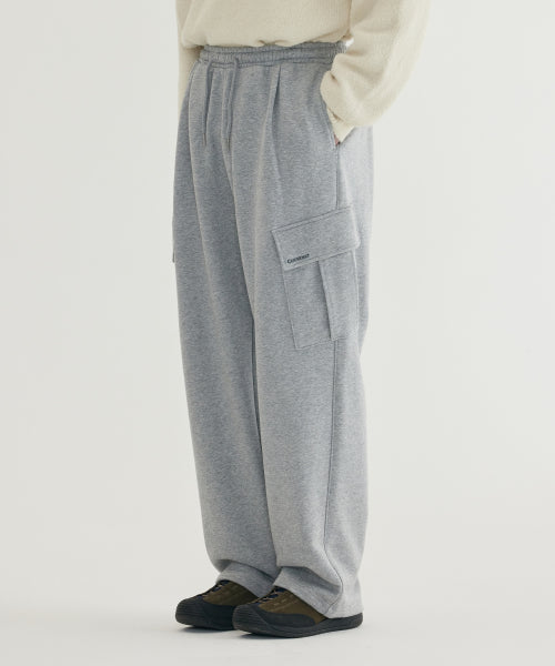 SMALL LOGO CARGO SWEATPANTS