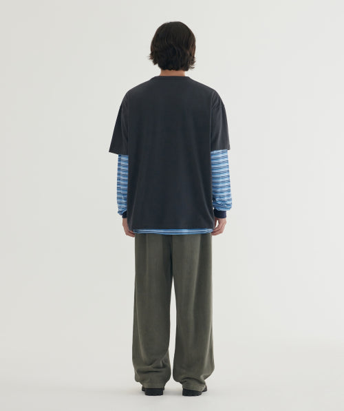 REAL WIDE PIGMENT SWEATPANTS