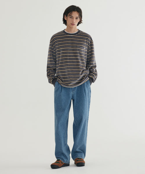 JACQUARD STRIPE LONG SLEEVE