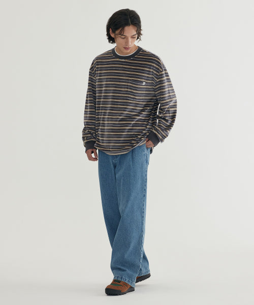 JACQUARD STRIPE LONG SLEEVE