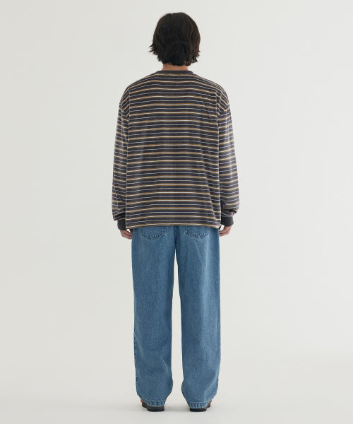 JACQUARD STRIPE LONG SLEEVE