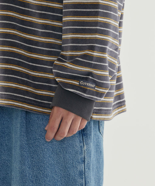 JACQUARD STRIPE LONG SLEEVE