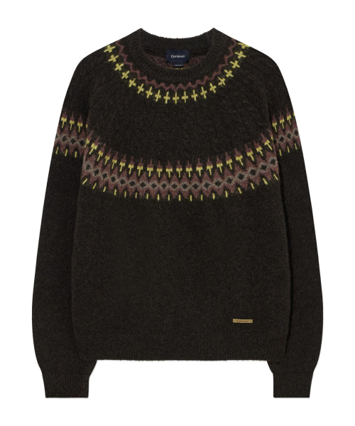 JACQUARD PATTERN PULLOVER