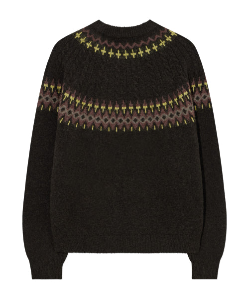 JACQUARD PATTERN PULLOVER