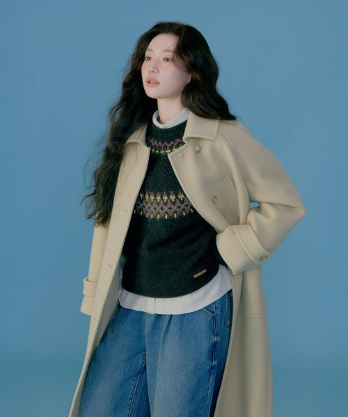 JACQUARD PATTERN PULLOVER
