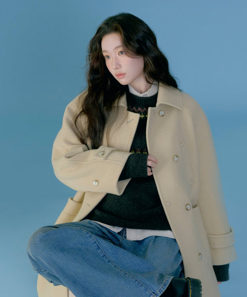 JACQUARD PATTERN PULLOVER
