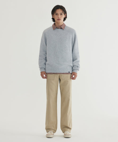 HAIRY RAGLAN KNIT