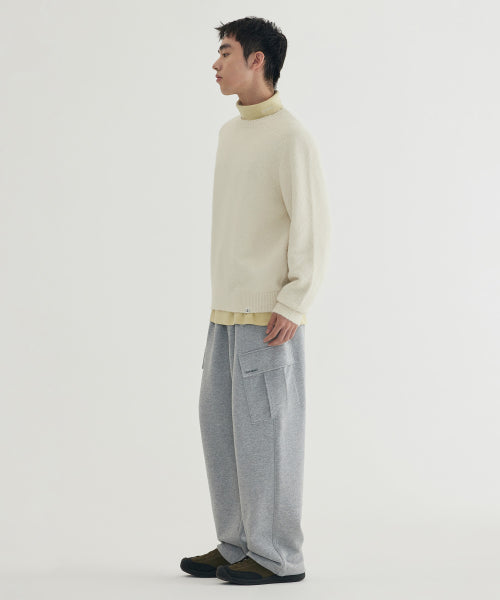 HAIRY RAGLAN KNIT