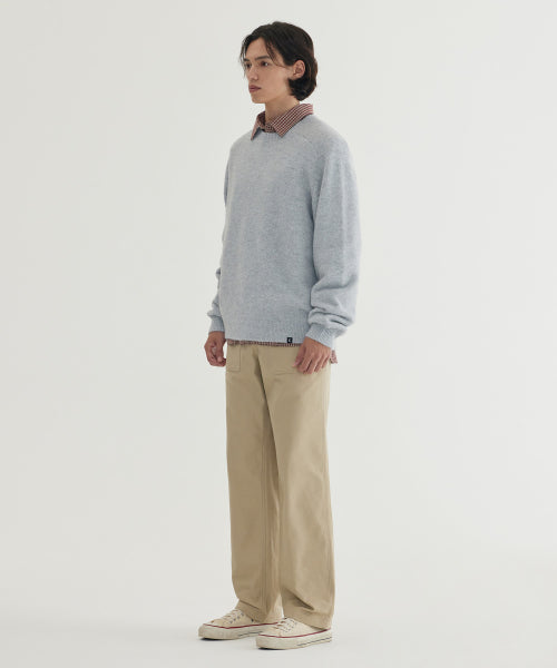 HAIRY RAGLAN KNIT