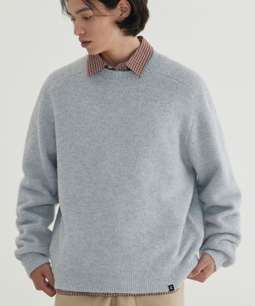 HAIRY RAGLAN KNIT