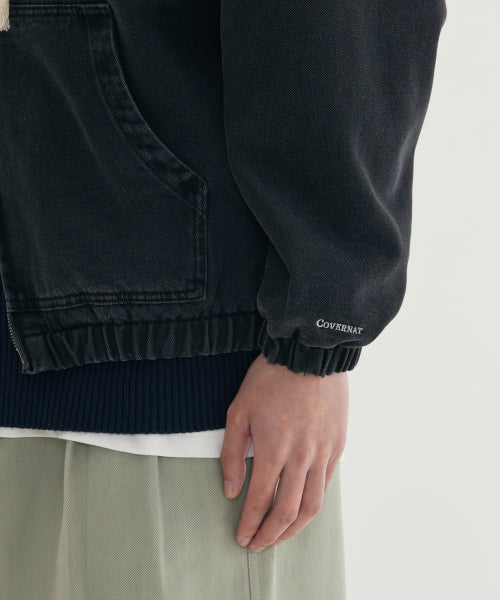 DENIM HOODED JACKET