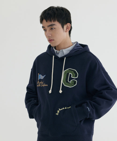 LETTERMAN GRAPHIC HOODIE