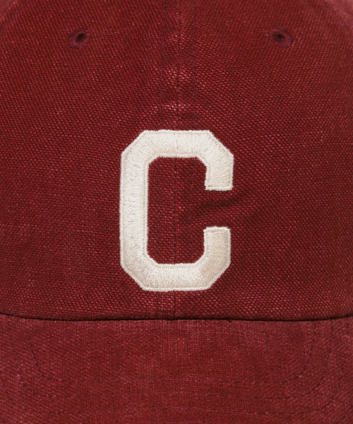 C LOGO OXFORD WASHING 6PANEL CAP