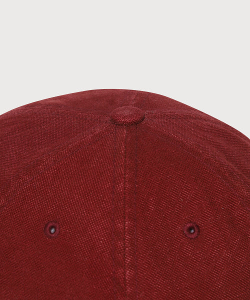 C LOGO OXFORD WASHING 6PANEL CAP