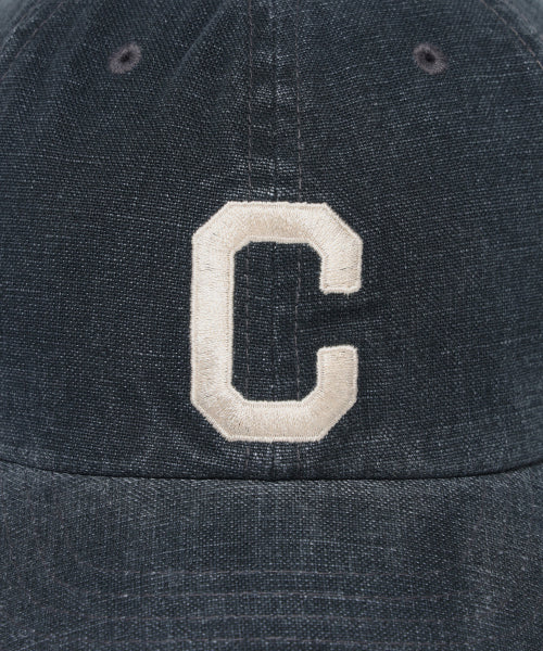 C LOGO OXFORD WASHING 6PANEL CAP