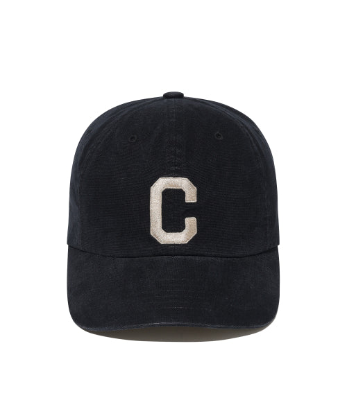 C LOGO OXFORD WASHING 6PANEL CAP