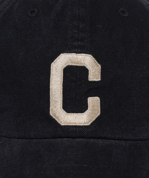C LOGO OXFORD WASHING 6PANEL CAP