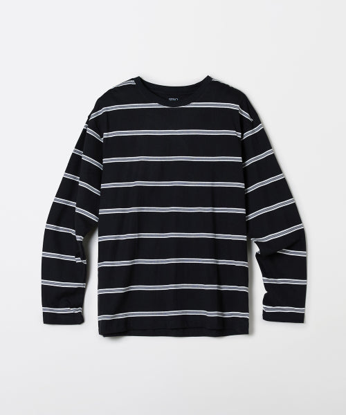 [Natural Cotton] Multi Stripe Long Sleeve T-shirt_SPLSF49C01