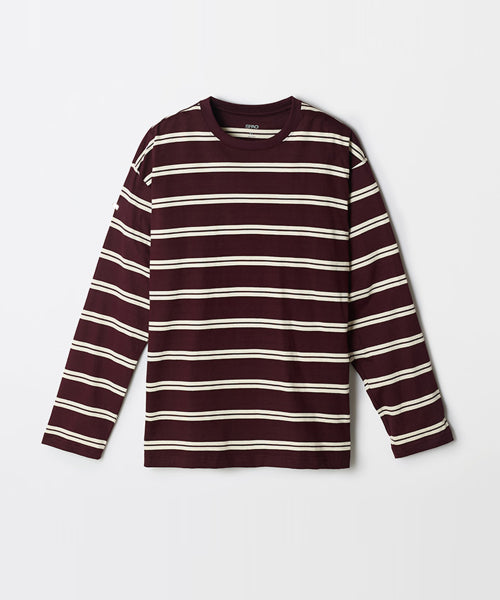 [Natural Cotton] Multi Stripe Long Sleeve T-shirt_SPLSF49C01