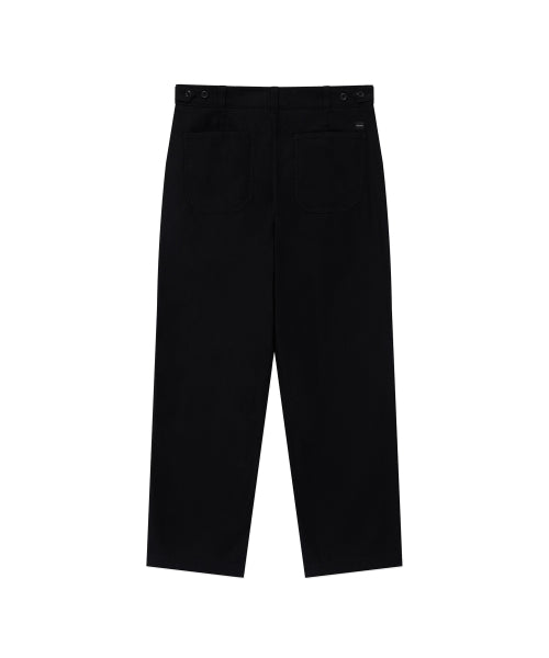 BACK SATIN FATIGUE PANTS