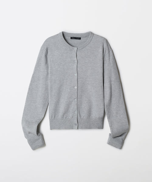 [Soft YAN] Round Neck Cardigan_SPCKF49W01