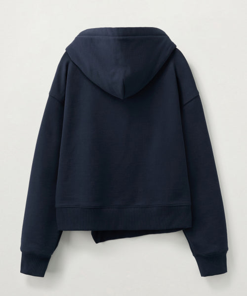 (W) Natural Saturday Crop Hoodie Navy