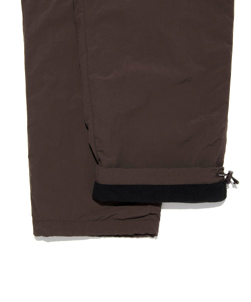 Winter fleece lined pants brown