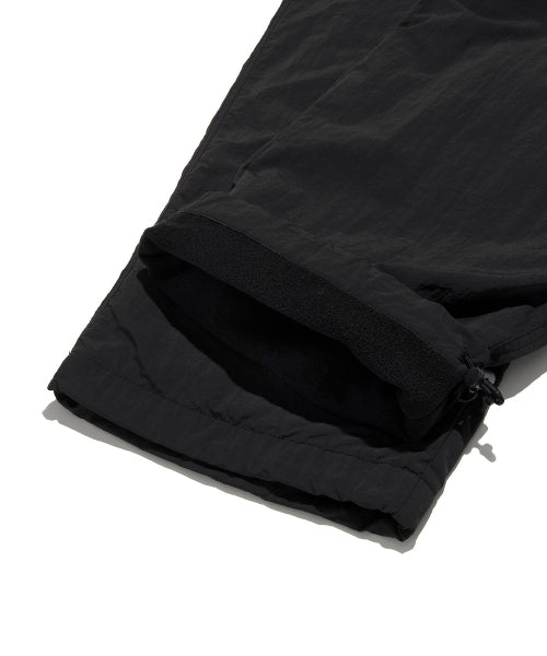 Winter fleece lined pants black
