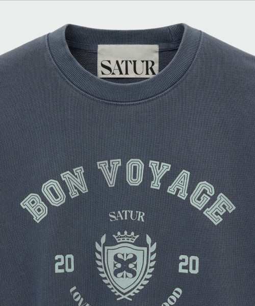 Bon Voyage Dyed Sweatshirt Navy