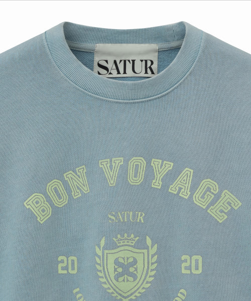 Bon Voyage Dyed Sweatshirt Sky Blue