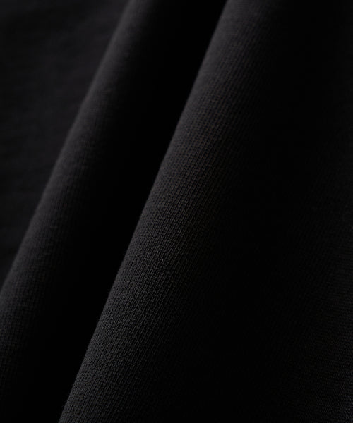 (W) Classic Logo Crop Sweatshirt Black Pink