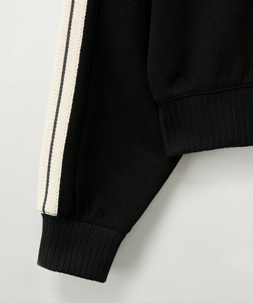 (W) Lawton Crop Sweatshirt Black