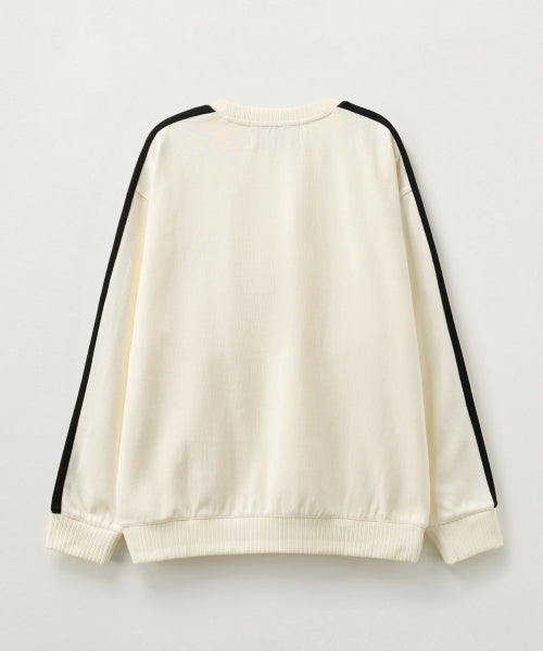Lawton Sweatshirt Cream Black