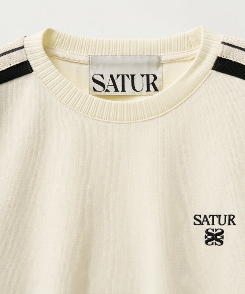 Lawton Sweatshirt Cream Black