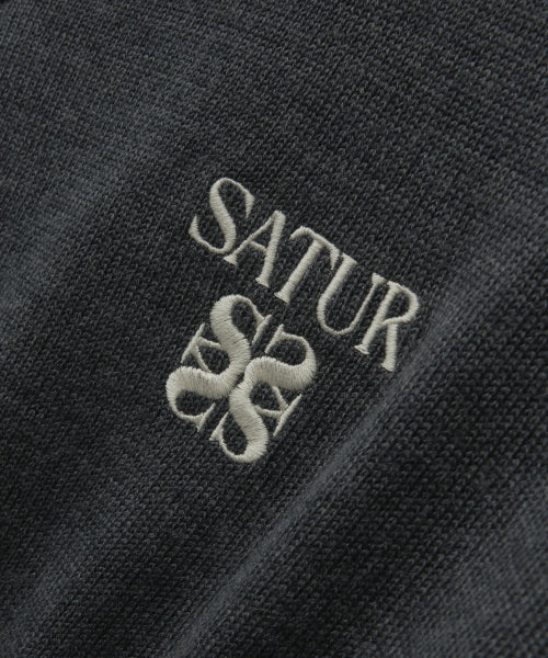 Loren Basic Crew Neck Fine Cardigan Charcoal