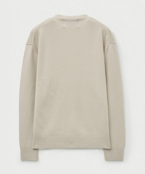 Outline Basic V-Neck Cardigan Cream